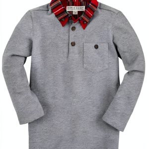 Baby Boys' Rugby Polo Shirt Organic Cotton-0