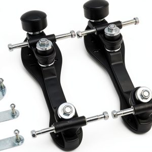 Luejnbogty Roller Skate Plate black 20-degree truck angle-0