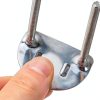 SUPVOX Roller Skate Plate Stainless Steel Shock-7