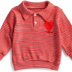 Valentine Baby Boy Polo Shirt KDS Cotton Blend Red 12-18M-0