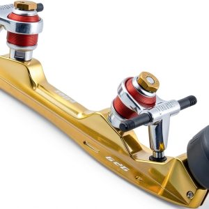 Five Stride Roller Skate Plate Gold Aluminum 7-0