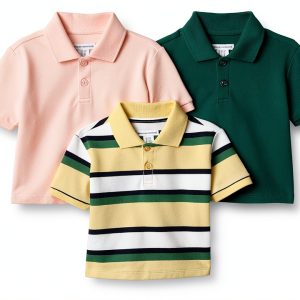 Amazon Essentials Baby Boys Polo Shirt Cotton Stretch Pique-0