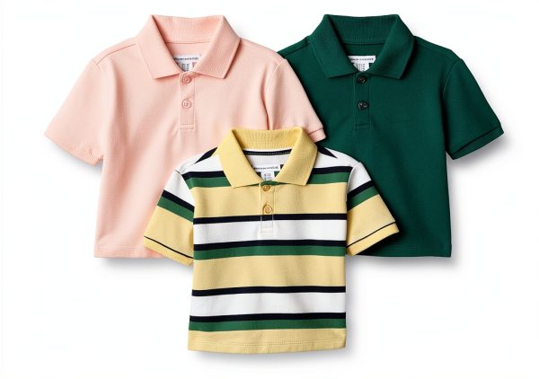 Amazon Essentials Baby Boys Polo Shirt Cotton Stretch Pique-0